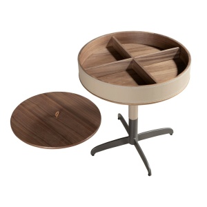 Masuta rotunda LUX Walnut - Img 2