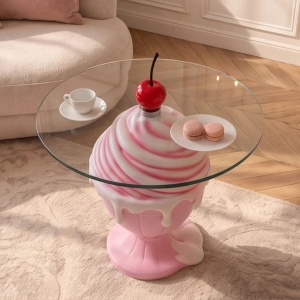 Masuta stil pop art modern SWEET SOCIETY 65cm roz - Img 5
