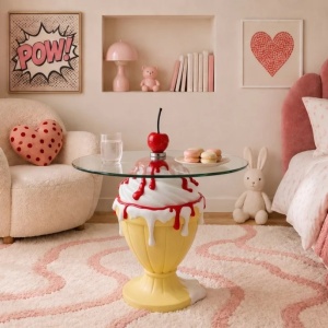 Masuta stil pop art modern SWEET SOCIETY 65cm - Img 9