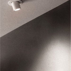 Mini Spot LED incastrabil ajustabil design modern DESERT alb - Img 3
