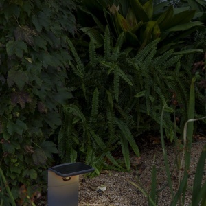 Mini Stalp exterior solar cu senzor de miscare LUMA S gri - Img 2