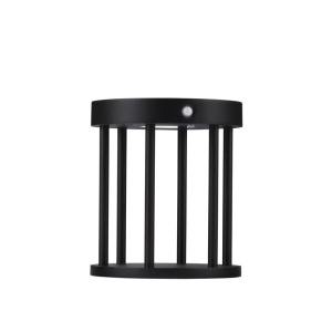 Mini Stalp LED solar iluminat exterior cu senzor de miscare IP65 AIGO H-18cm