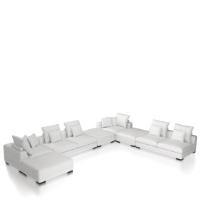 Modul pe colt design LUX Clifford, alb 113974 HZ - Img 8