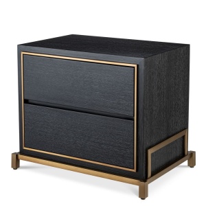 Noptiera design elegant LUX Hazel, gri carbune 115102 HZ - Img 2
