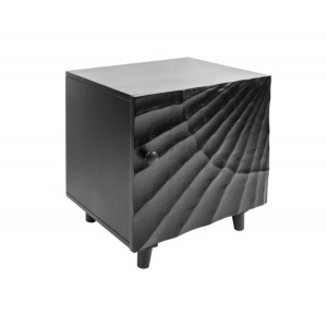Noptiera din lemn de mango Scorpion 50cm, negru