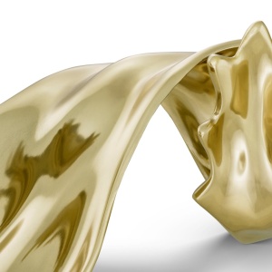 Obiect decorativ LUX aluminiu auriu Fairleigh - Img 5