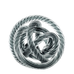 Obiect decorativ LUX Dominico M, diam.15cm gri 113528 HZ - Img 2