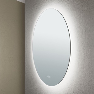 Oglinda baie cu iluminat LED dimabil IP44 FOCUS D-60cm 157136 universul-luminii.ro