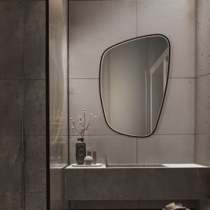 Oglinda cu iluminat LED pentru baie IP44 SINIA 55x80cm - Img 2