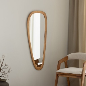 Oglinda de perete cu rama din lemn ORGANIC 120cm stejar - Img 6