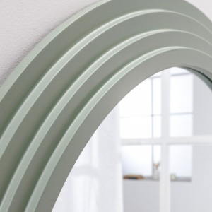 Oglinda de perete decorativa Art Deco 160cm, verde - Img 4