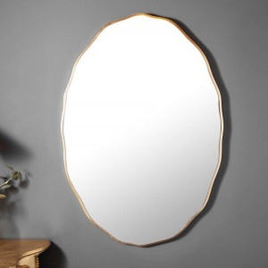 Oglinda de perete decorativa Elegancia 100cm oval - Img 3