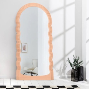 Oglinda de perete design modern Wave 160cm, caisa - Img 7