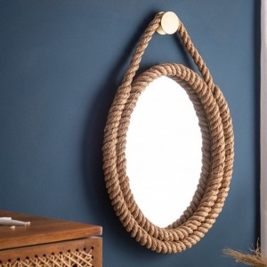 Oglinda de perete Seven Seas 60cm Tau natur - Img 3