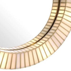 Oglinda decorativa design LUX cu iluminat Monari 90cm - Img 3