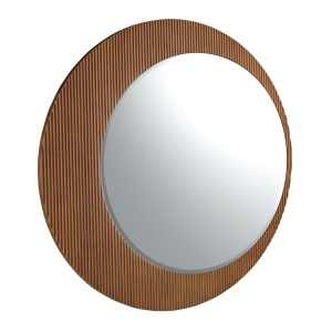 Oglinda decorativa design LUX Walnut 110cm