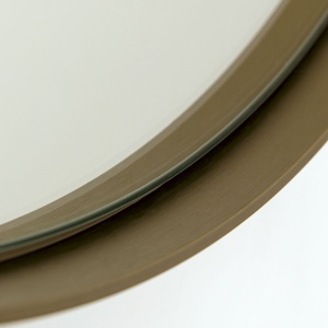 Oglinda decorativa design modern CARLO auriu D-61cm - Img 5