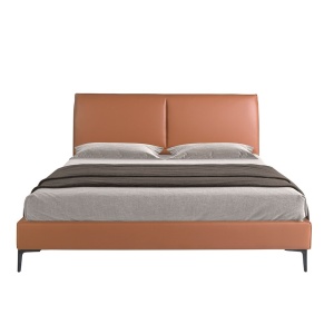 Pat dublu tapitat design LUX Brown 180x200cm - Img 7