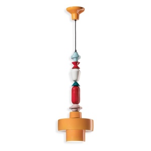 Pendul ceramic design italian realizat manual LARIAT H-74cm 216106 universul-luminii.ro