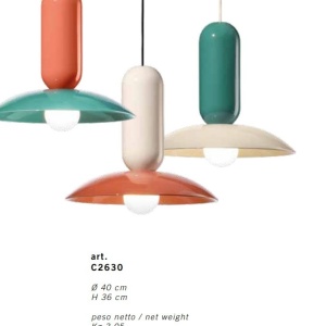 Pendul ceramic design italian realizat manual PAU 216276 universul-luminii.ro