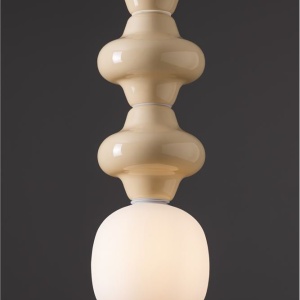 Pendul ceramic design modern CHIC galben 152176 universul-luminii.ro