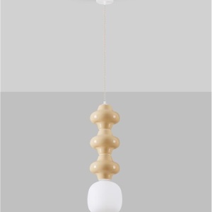 Pendul ceramic design modern CHIC galben 232446 universul-luminii.ro