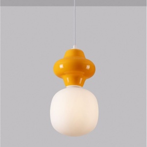 Pendul ceramic design modern CHIC portocaliu 232406 universul-luminii.ro