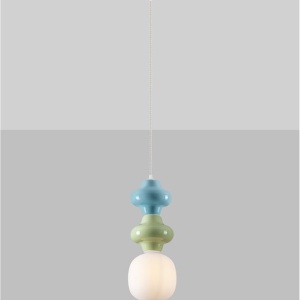Pendul ceramic design modern CHIC verde/ albastru 232426 universul-luminii.ro