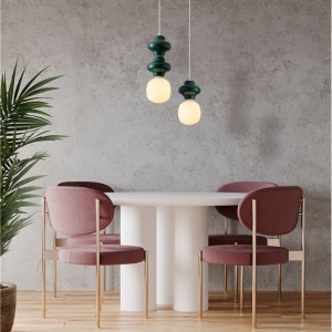 Pendul ceramic design modern CHIC verde 232416 universul-luminii.ro