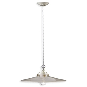 Pendul ceramic design retro realizat manual B-W - Img 3