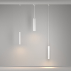 Pendul cu Spot GU10 stil minimalist Calipso alb 242146 universul-luminii.ro