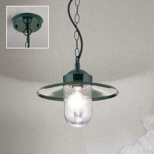 Pendul de exterior stil vintage IP44 EDWARD verde 157366 universul-luminii.ro