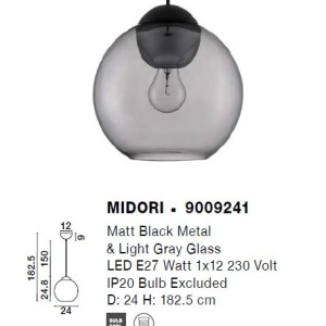 Pendul design decorativ modern MIDORI 214156 universul-luminii.ro