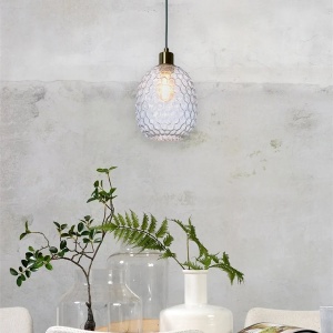 Pendul design decorativ Venice oval, clear 141936 universul-luminii.ro
