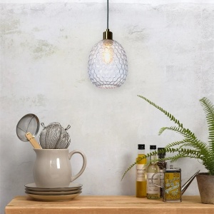 Pendul design decorativ Venice oval, clear 224386 universul-luminii.ro