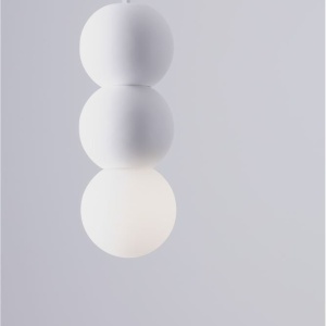 Pendul design decorativ ZERO alb/opal - Img 2