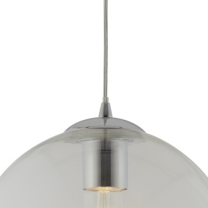 Pendul design modern 25cm Balls crom/ clar 1621CL SRT 59026 universul-luminii.ro