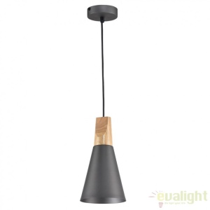 Pendul design modern Bicones gri diam. 14cm MYP359-PL-140-C