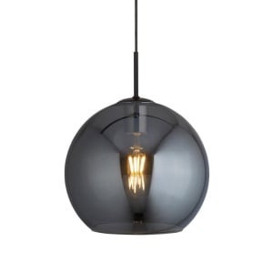 Pendul design modern cu abajur fumuriu AMSTERDAM 110356 universul-luminii.ro
