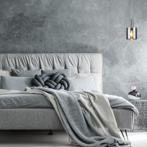 Pendul design modern Donati crom/fumuriu - Img 2
