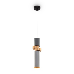 Pendul design modern Palette gri, auriu, argintiu 9,5cm - Img 2
