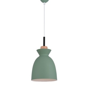 Pendul design modern Plinto verde mat - Img 1