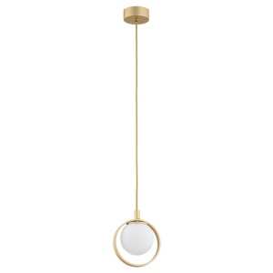Pendul design modern Saturnia auriu - Img 2