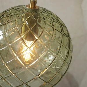 Pendul design modern Venice globe green 224206 universul-luminii.ro