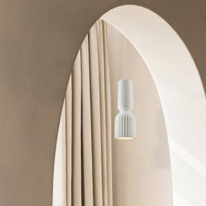 Pendul, Design Natural, PLASTER WHITE, ZB-2595 170506 universul-luminii.ro