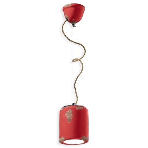 Pendul design retro realizat manual din ceramica VINTAGE 216536 universul-luminii.ro