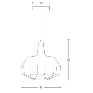 Pendul design vintage Grid - Img 3