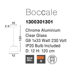 Pendul elegant design modern Boccale - Img 2