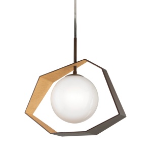 Pendul elegant realizat manual, design modern, ORIGAMI big - Img 1