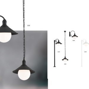Pendul exterior stil clasic ERBA BIS alb 103526 universul-luminii.ro